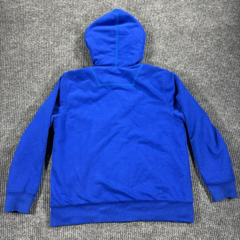 L.L. Bean Sherpa Lined Hoodie Kids L 14-16 Blue Full Zip Fleece Jacket - Picture 10 of 10